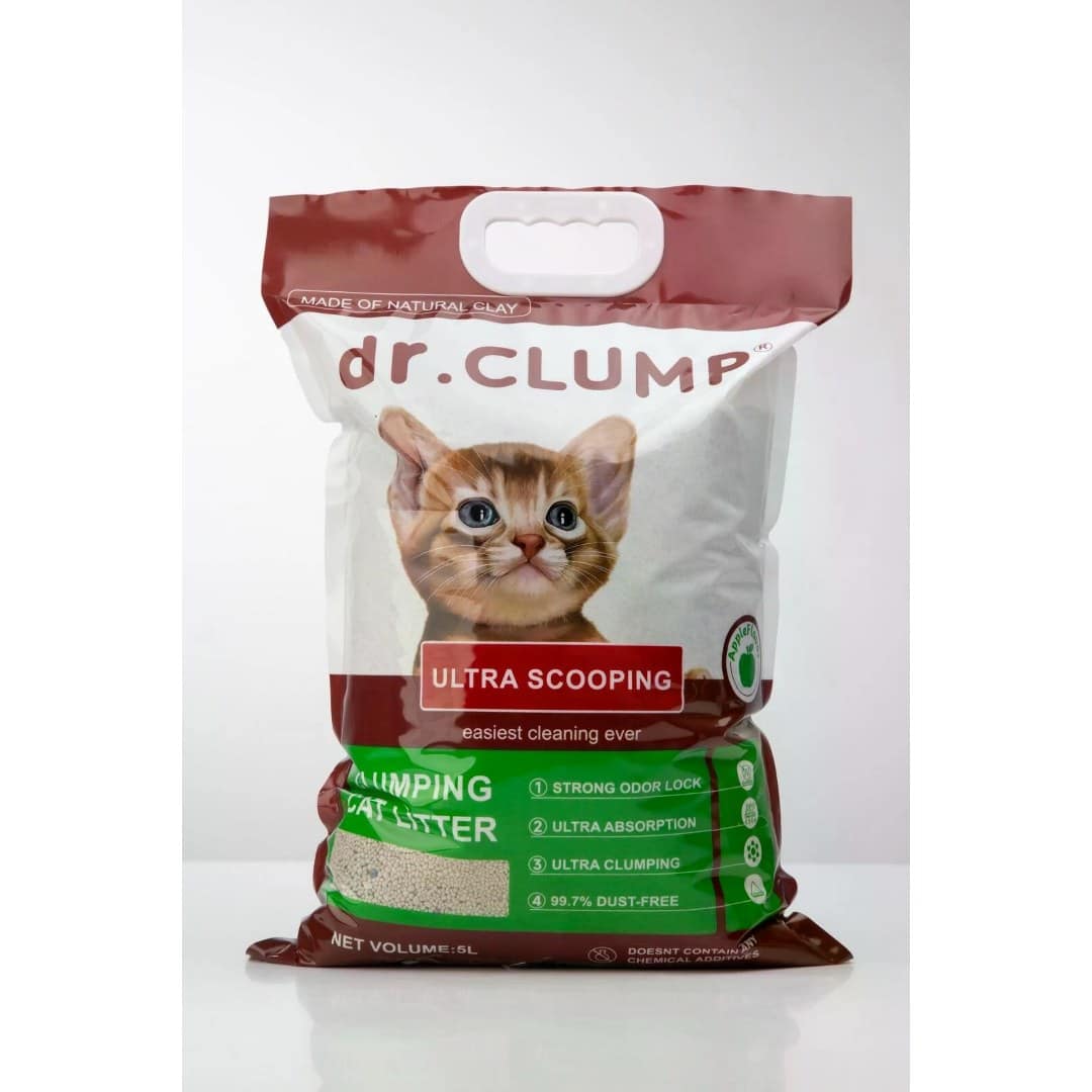 Dr Clump Clumping Cat Litter Apple 5ltr