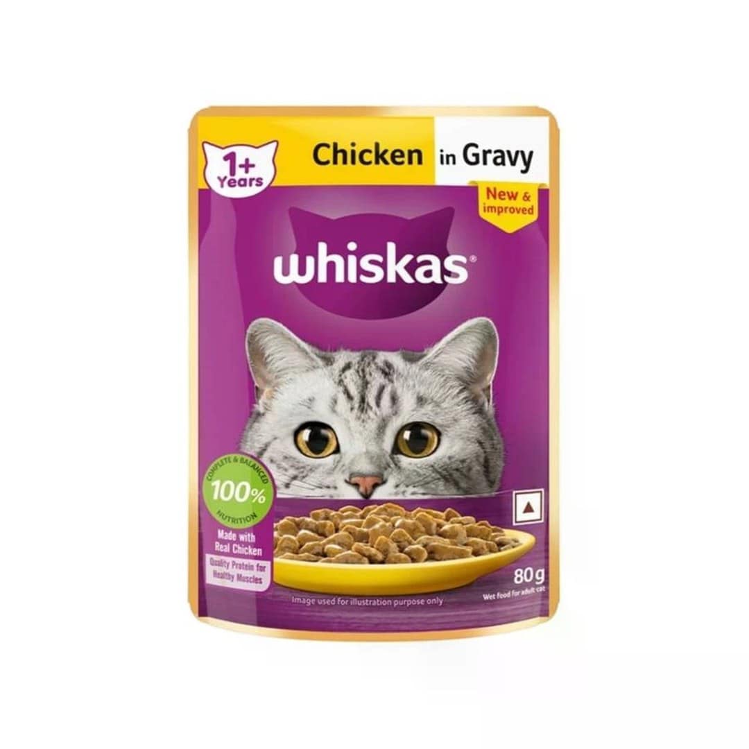 Whiskas Chicken in Gravy Pouch - 85g