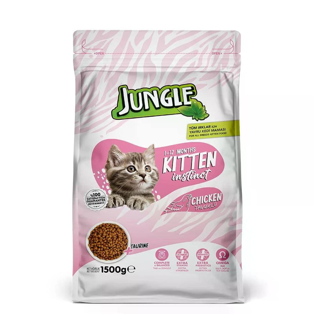 Jungle Kitten Dry Cat Food Chicken 1.5kg