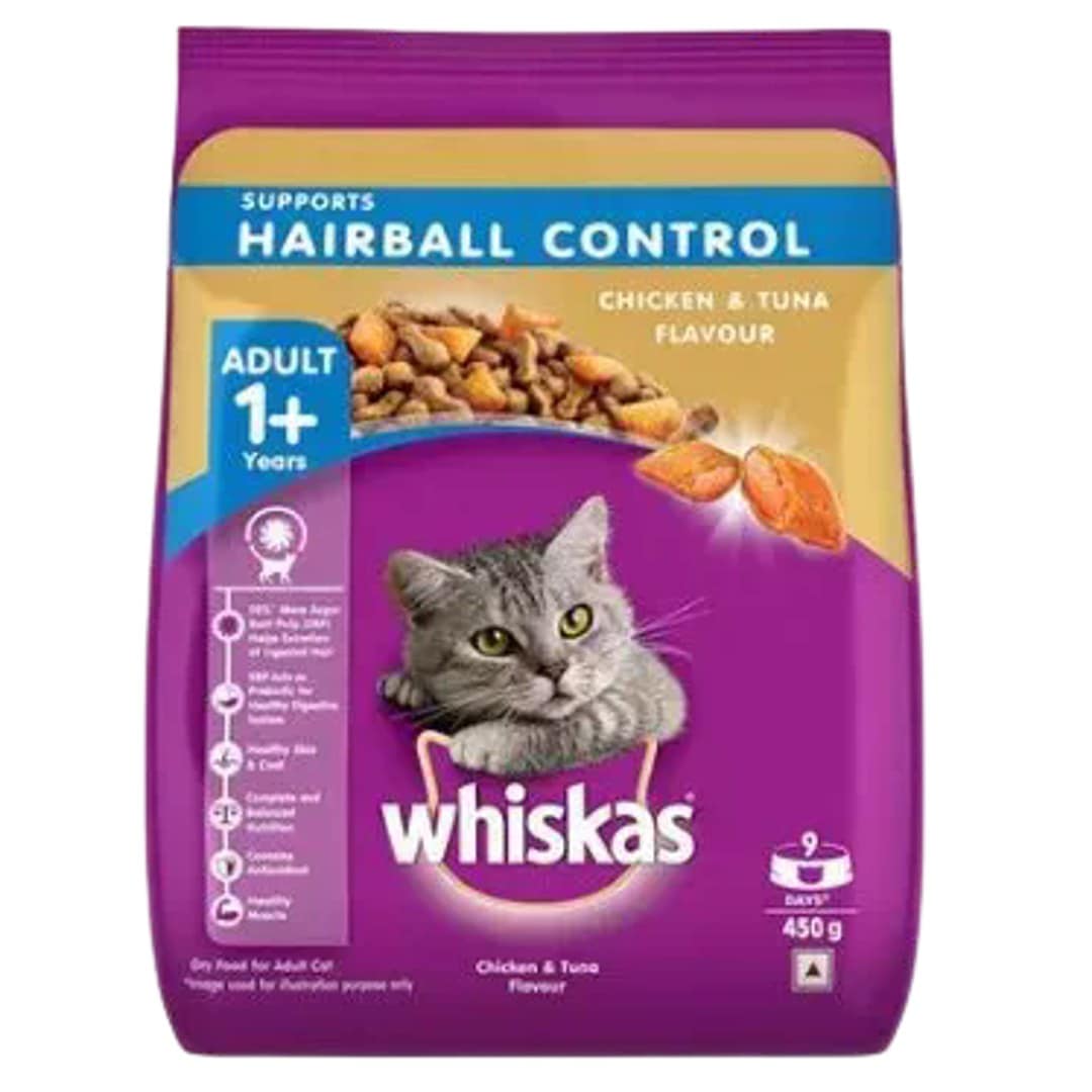 Whiskas Cat Food HC Chicken Tuna 450gm