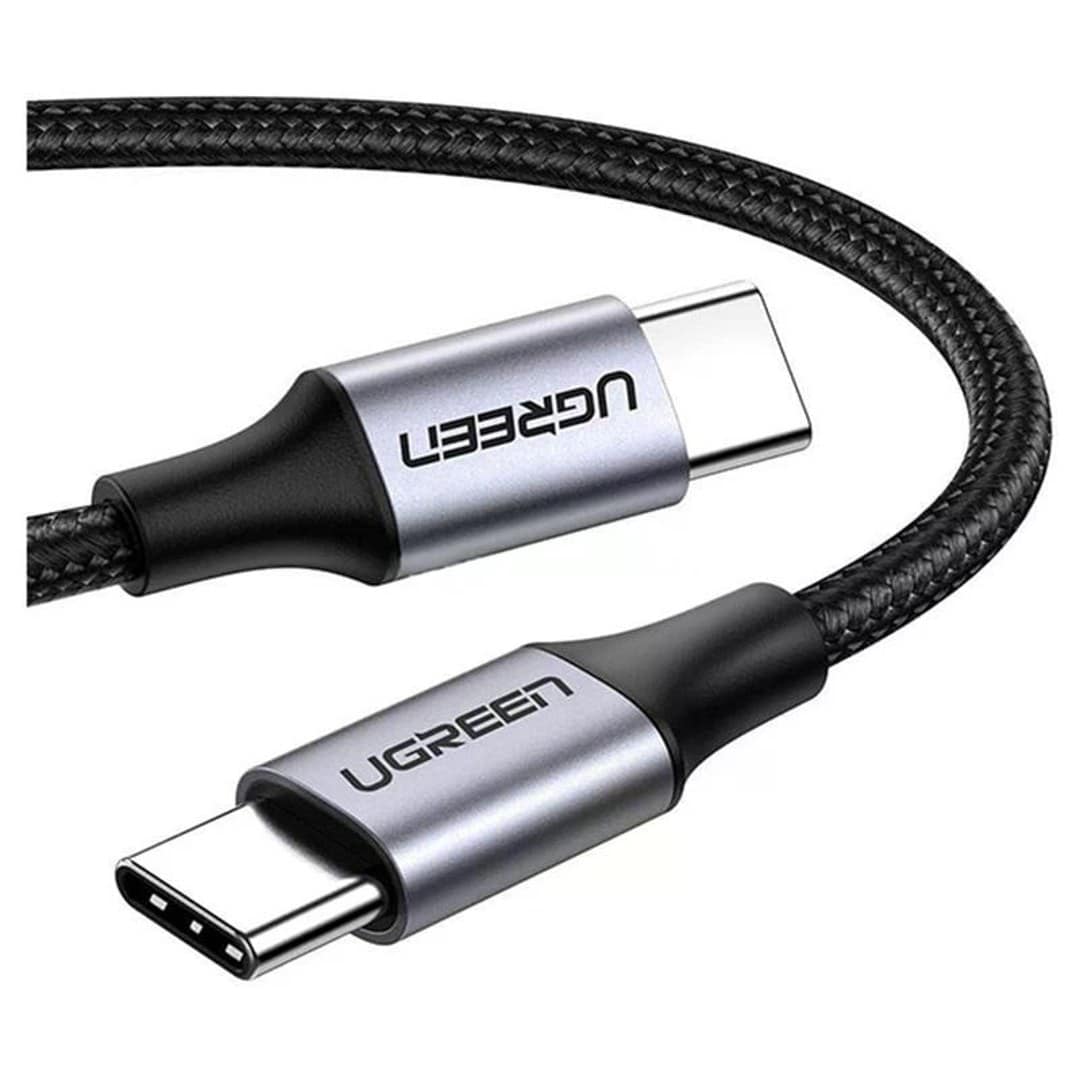 UGREEN US261 60W 2m Type-C to Type-C Braided Data Cable (50152)