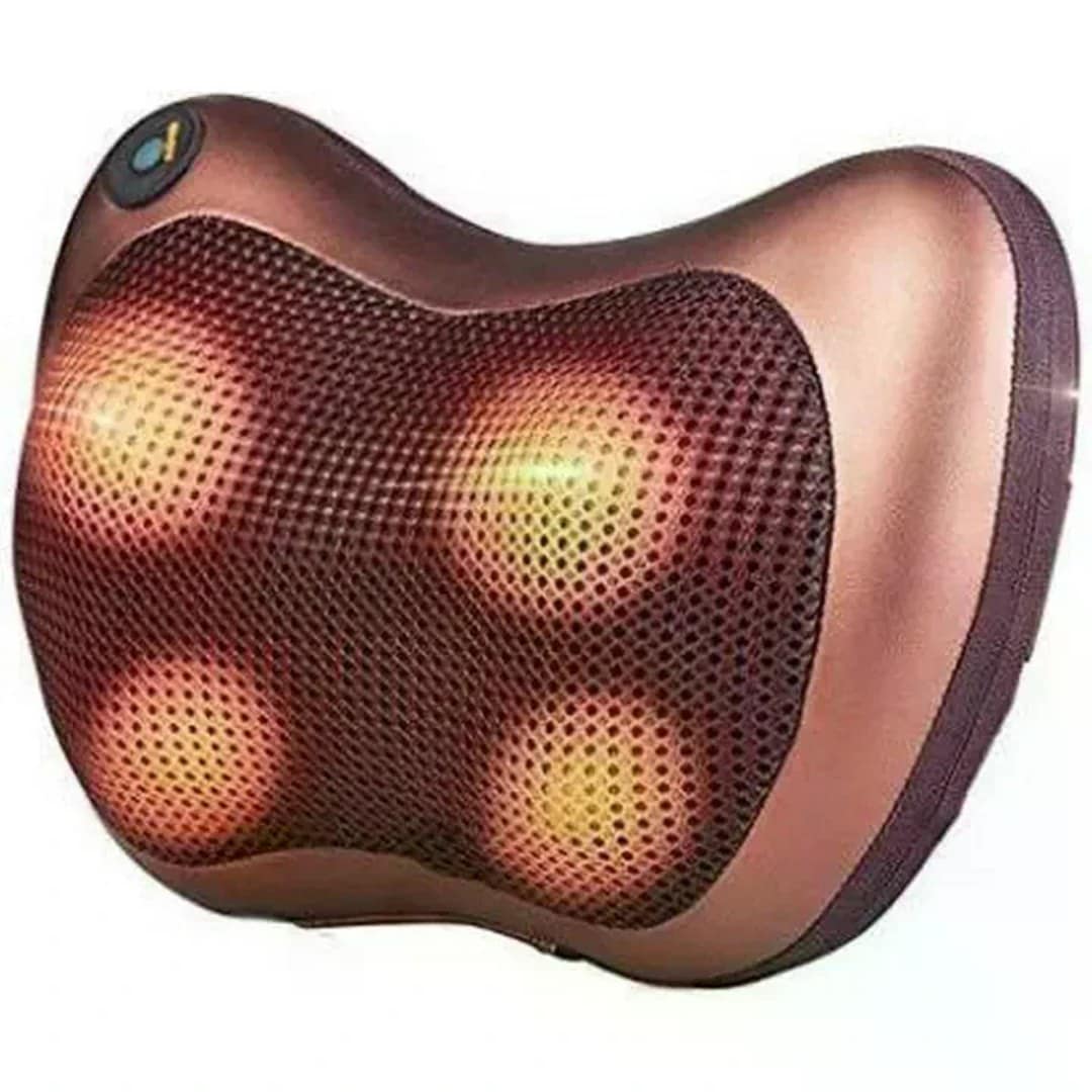 Infrared Body Massage For Anti Stress Pain Relief with Relaxing Rolling Balls Massage With Vibration, Massage for Neck, Back, Shoulder, Pillow Massager For Office, Car, Full Body Massager