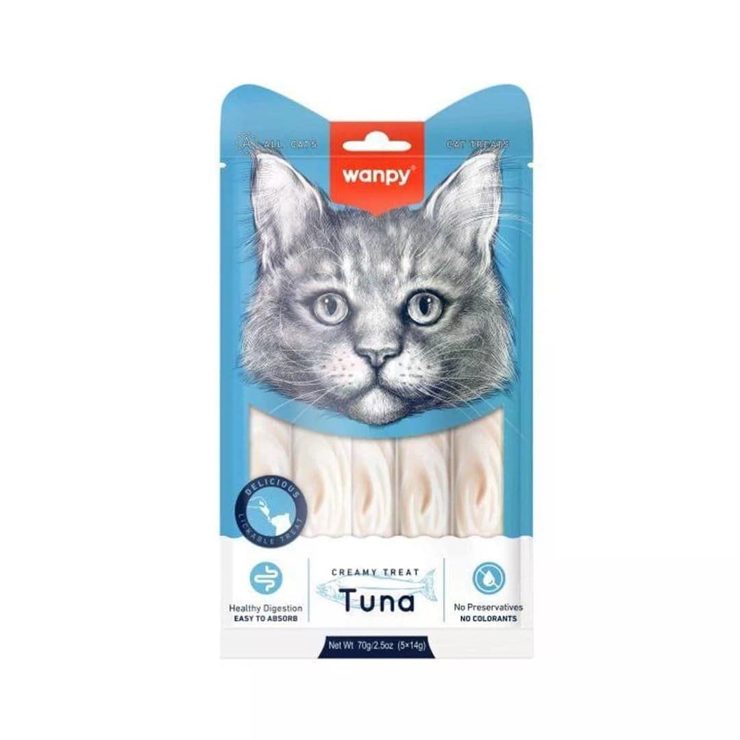 Wanpy Creamy Cat Treat Tuna 70gm
