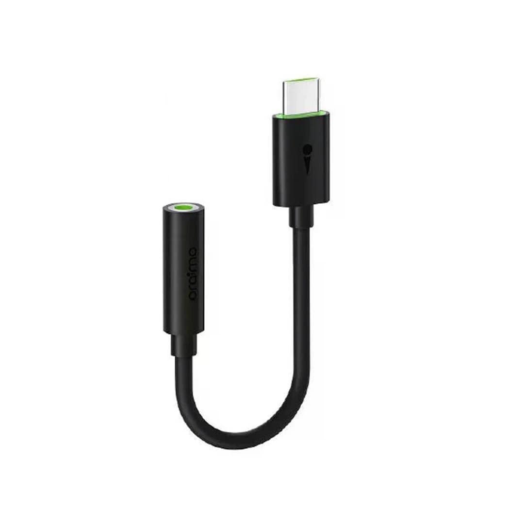 Oraimo Type C to 3.5mm Audio Converter (OAA-310) - Black