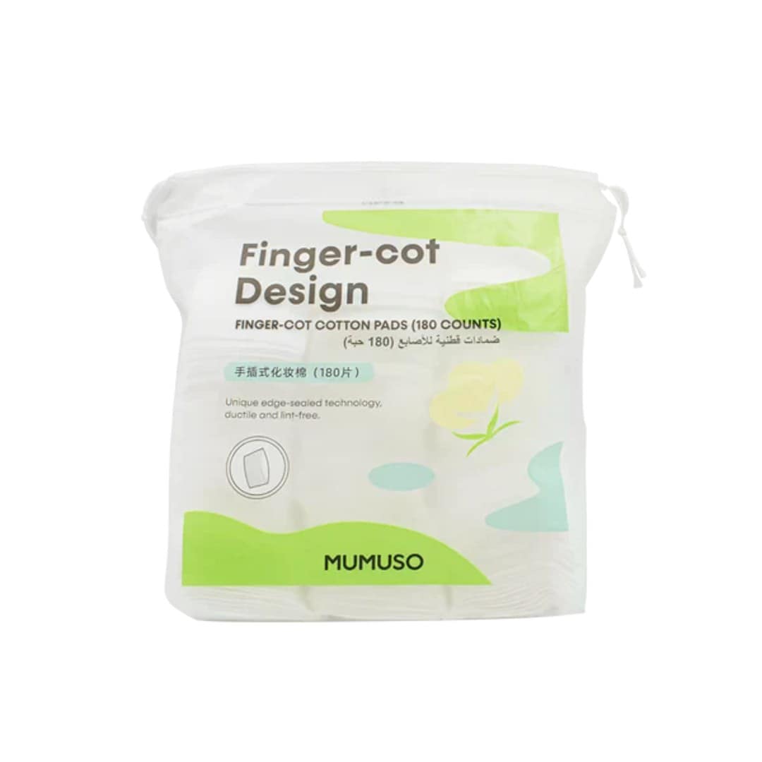 MUMUSO Finger-Cot Cotton Pads (180 Counts)