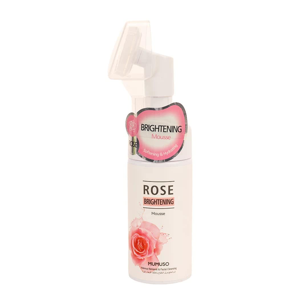 MUMUSO Rose Brightening Mousse for Makeup Removal & Facial Cleansing
