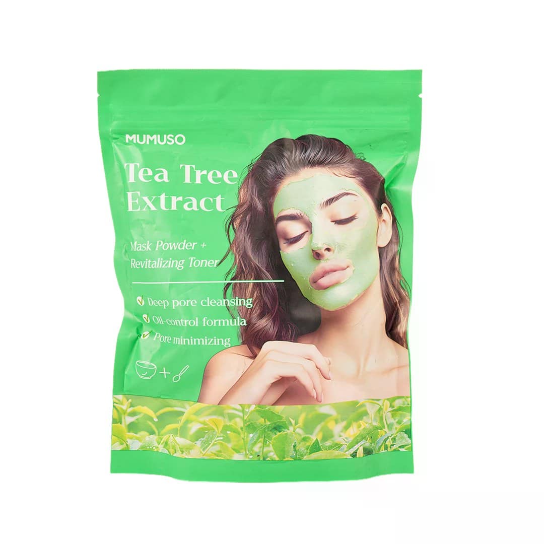 MUMUSO Tea Tree Oil-Control Mask Powder + Revitalizing Toner