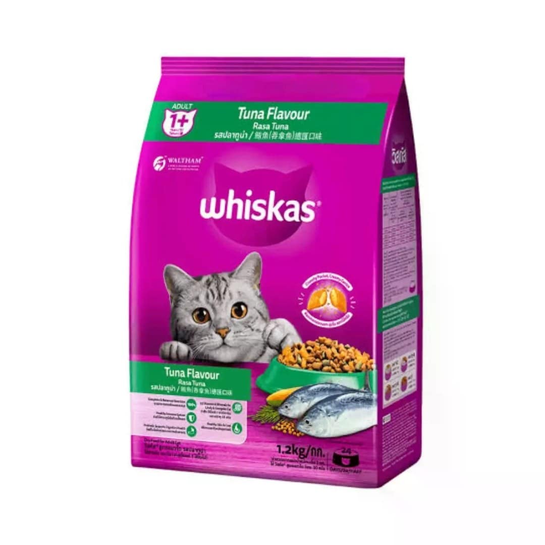 Whiskas Dry Tuna Flavor Adult Cat 1.2kg