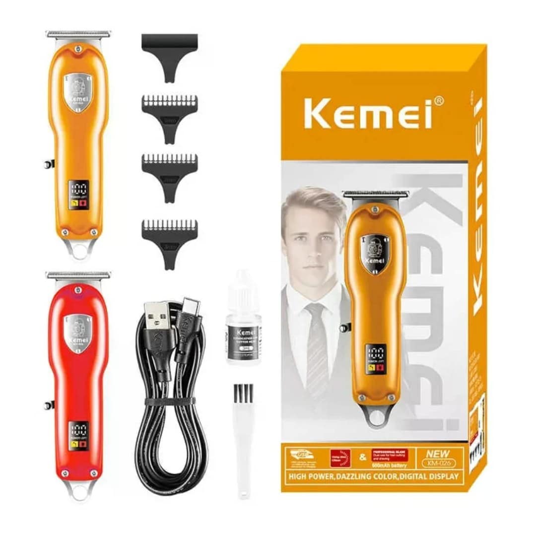 Kemei KM-026 Rechargeable Beard and Hair Clipper Trimmer