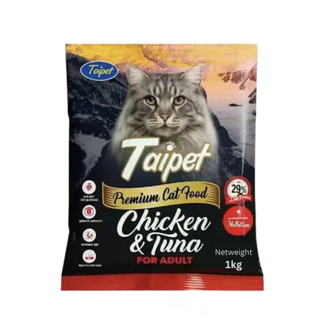 Taipet Adult Cat Food Chicken Tuna 1kg