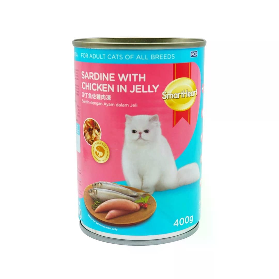 Smartheart Sardine Chicken Jelly C.food 400g