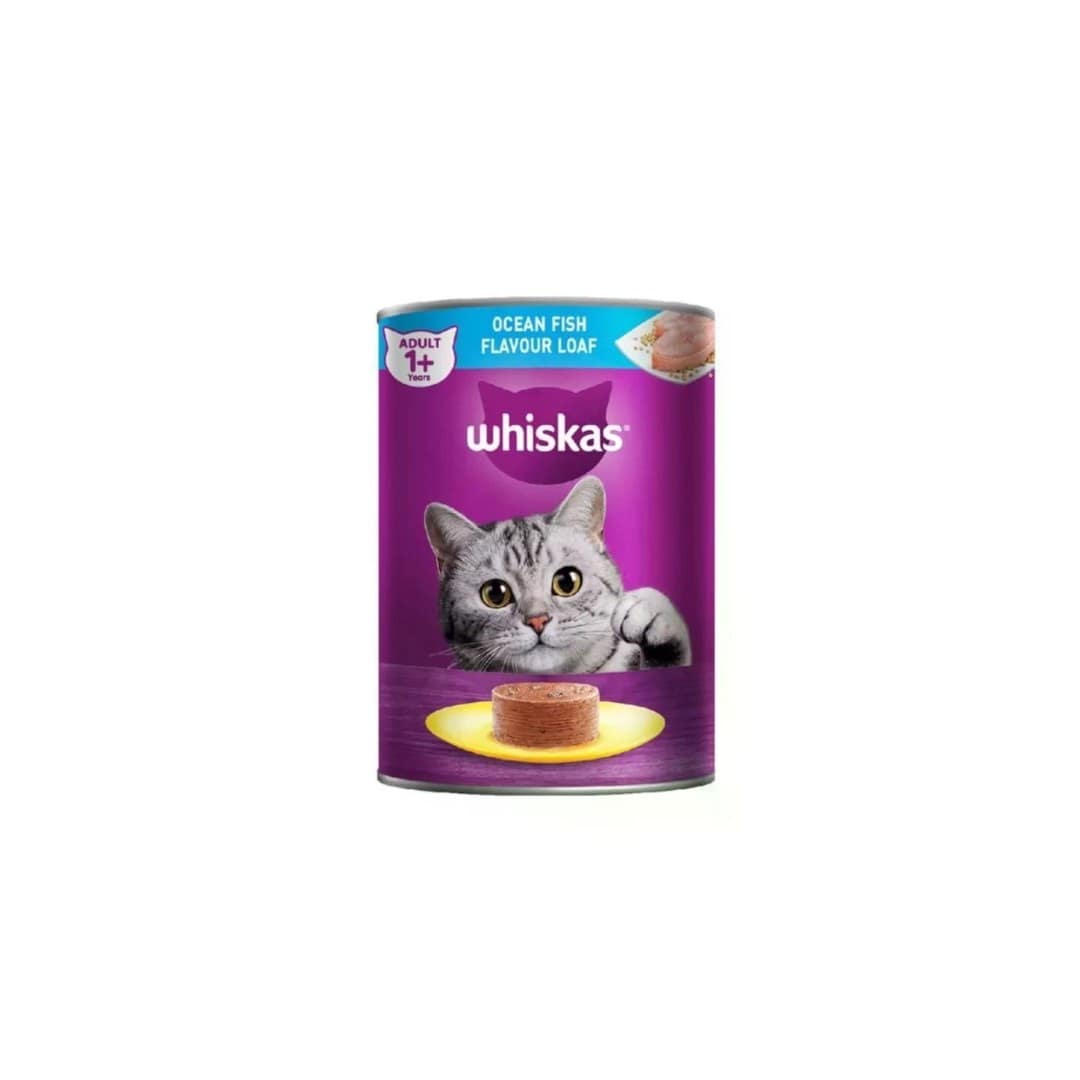 Whiskas ocean fish flavor caned cat food 400g