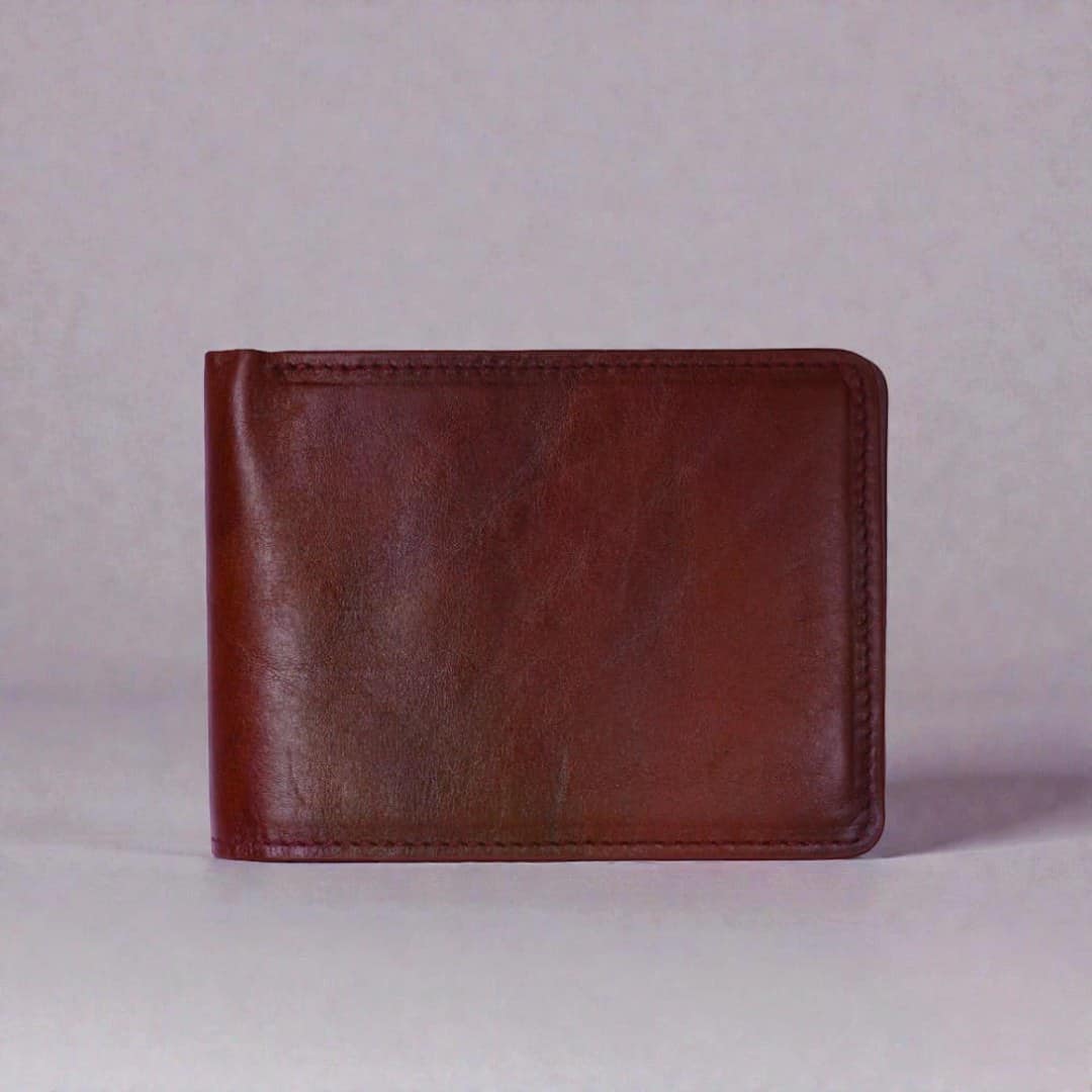 Zays Handcrafted Premium Eco-Friendly Leather Bifold Wallet - Slim Durable and Stylish Short Wallet for Unisex ZSW107-Chocolate