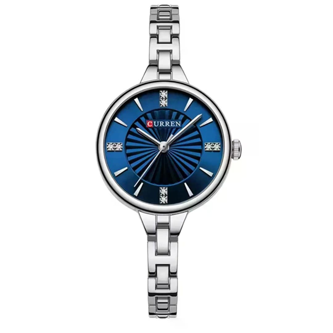 Curren 9097 Women’s Watch-Silver Blue