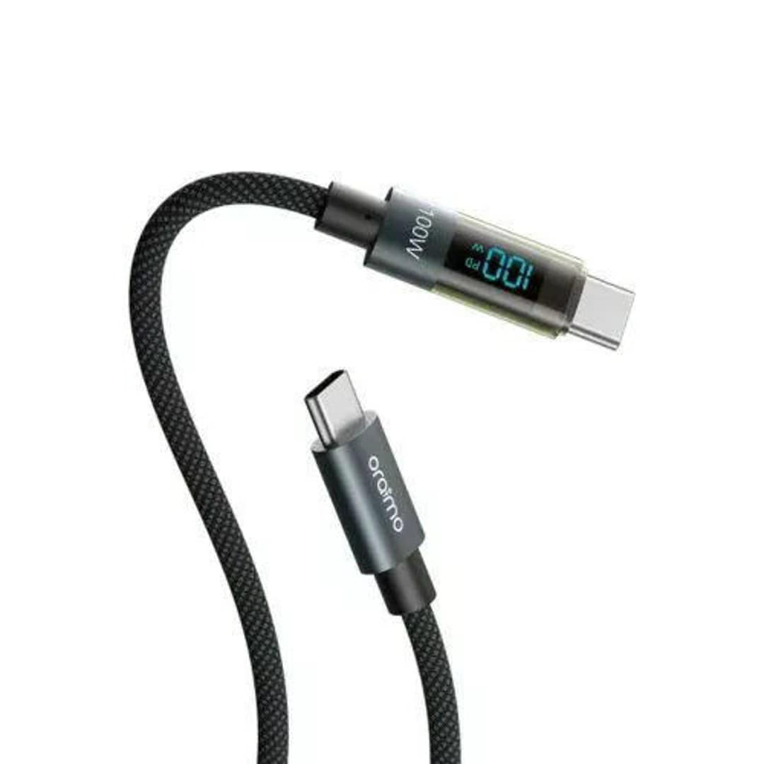 Oraimo 1.2M 5A Type-C to Type-C Data Cable (OCD-175CC) - Black