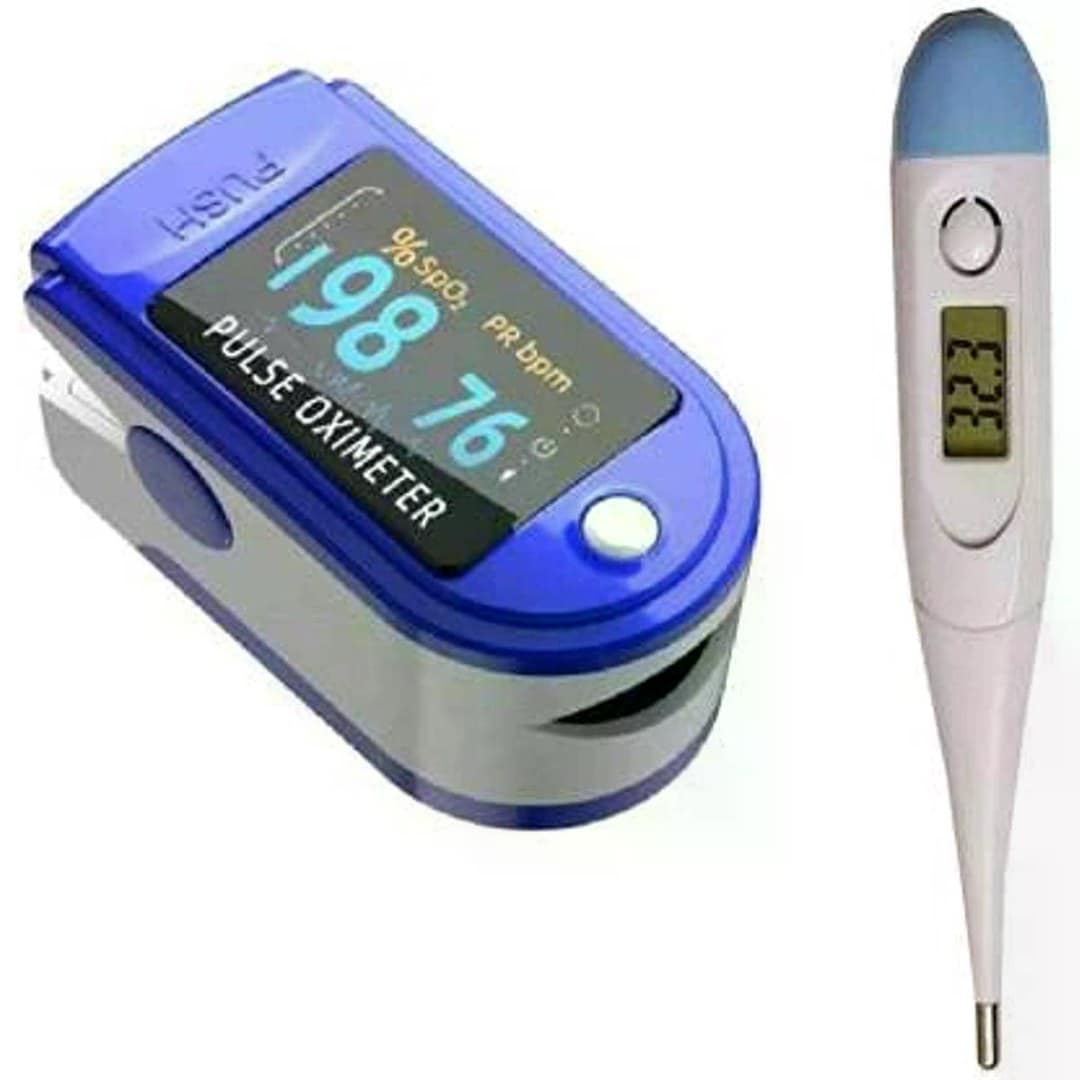 Digital Fingertip Pulse Oximeter & Thermometer Combo Offer