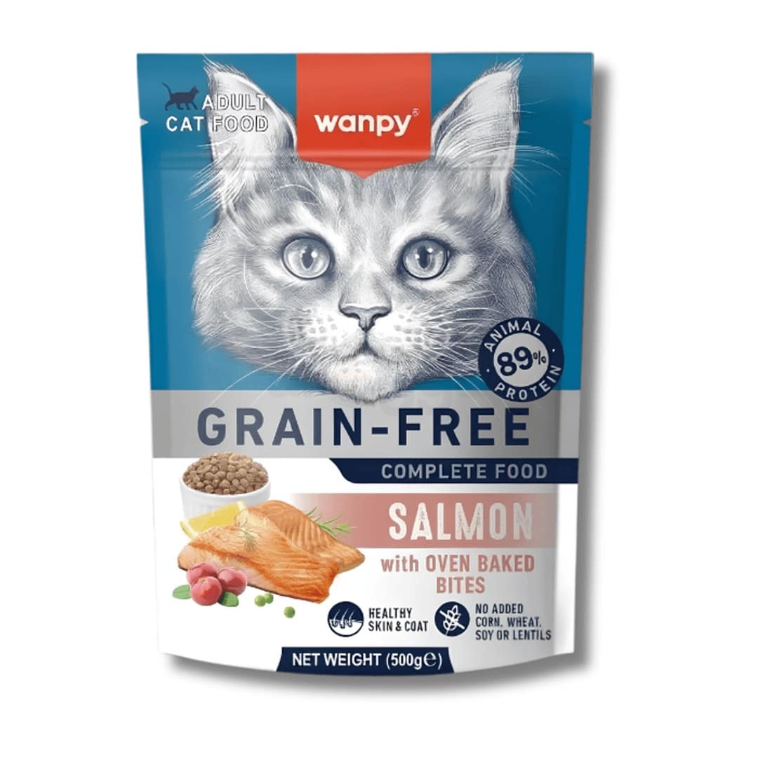 Wanpy Grain Free Super Premium Adult Salmon 500gm