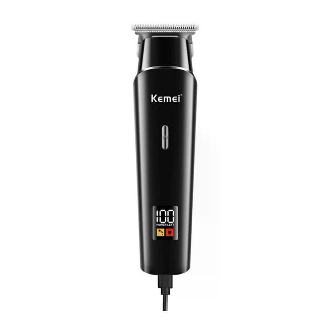 Kemei KM-1113 Hair Clipper and Beard Trimmer for Men - Black