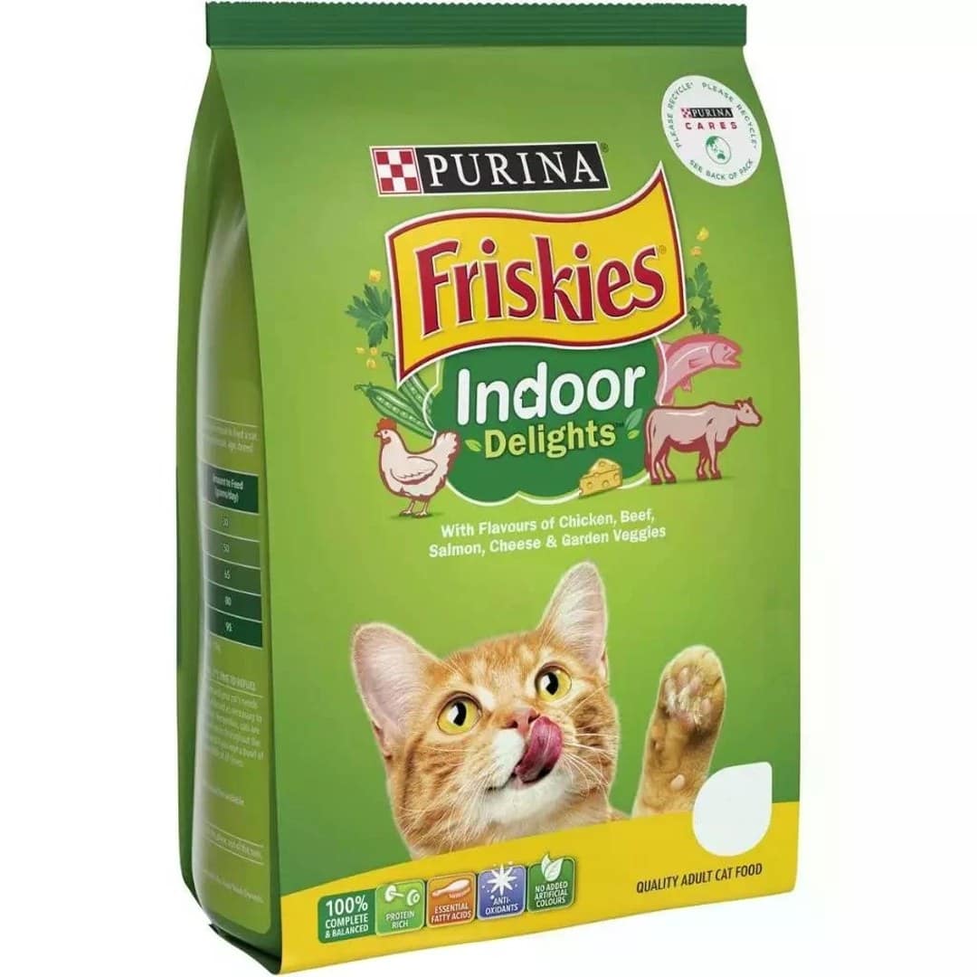 Purina Friskies Dry Cat Food Indoor Delights
