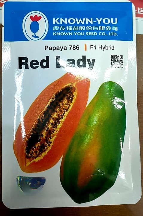 Red Lady Papaya Seeds Made in Taiwan – রেড লেডি পেঁপে বীজ