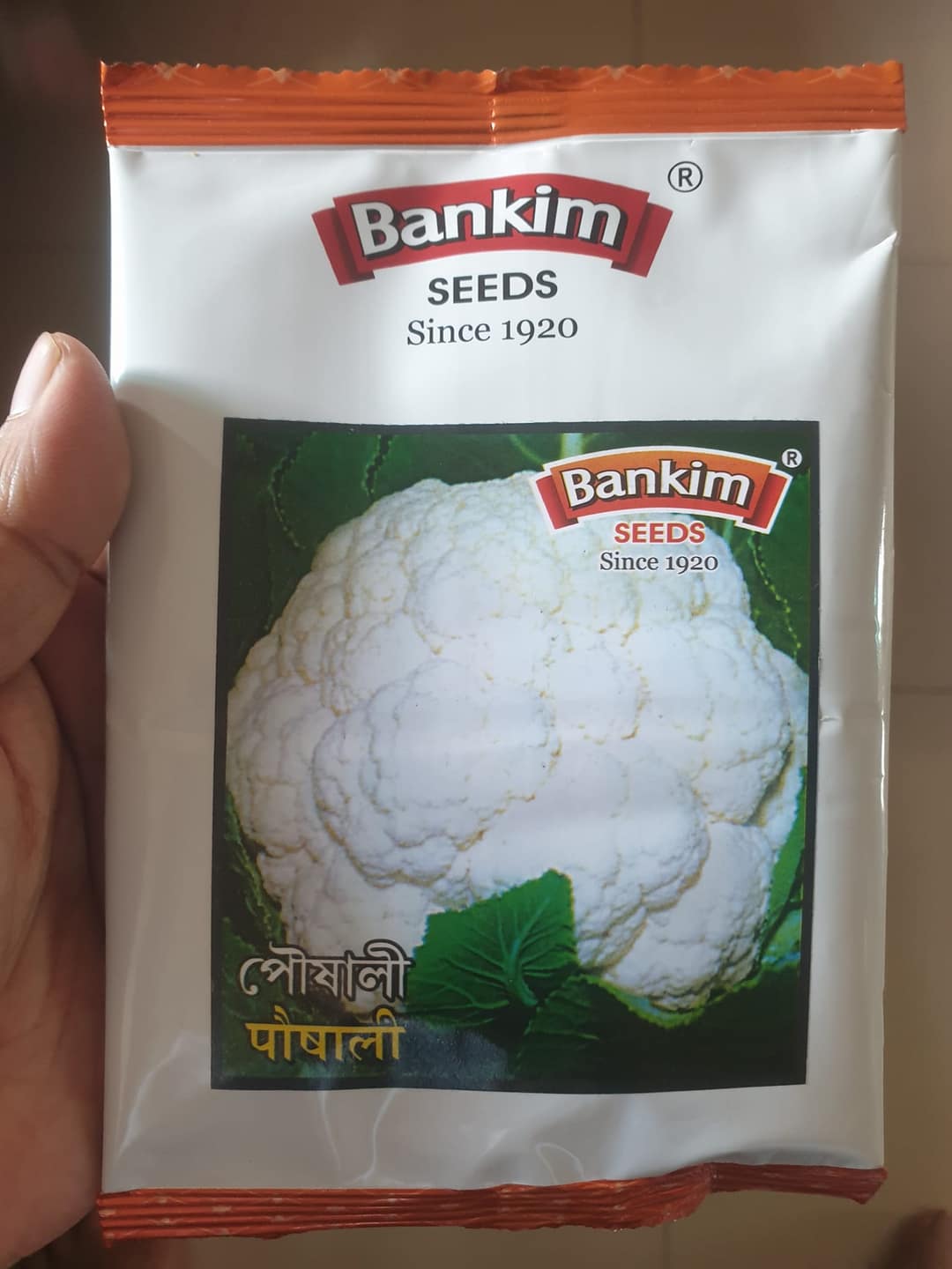 Bankim Cauliflower Seeds 10 Gm seeds 140 tk – ফুলকপি বীজ