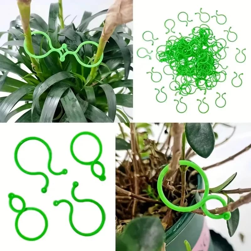 25 PCS Garden Vine Strapping Clips Plant Clips