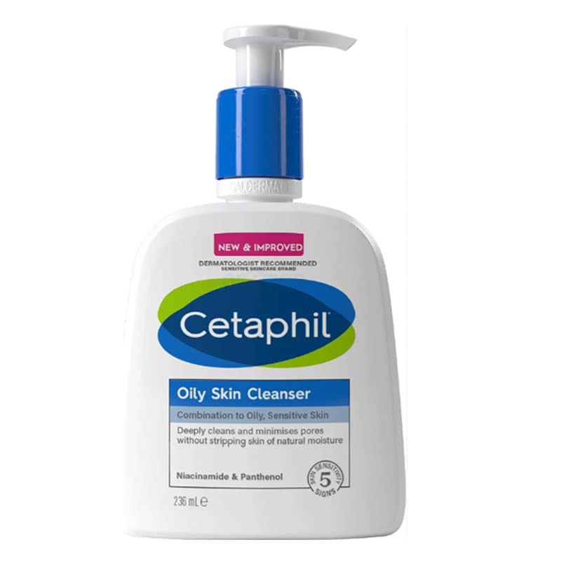 Cetaphil Oily Skin Cleanser For Combination To Oily Sensitive Skin – 236ml