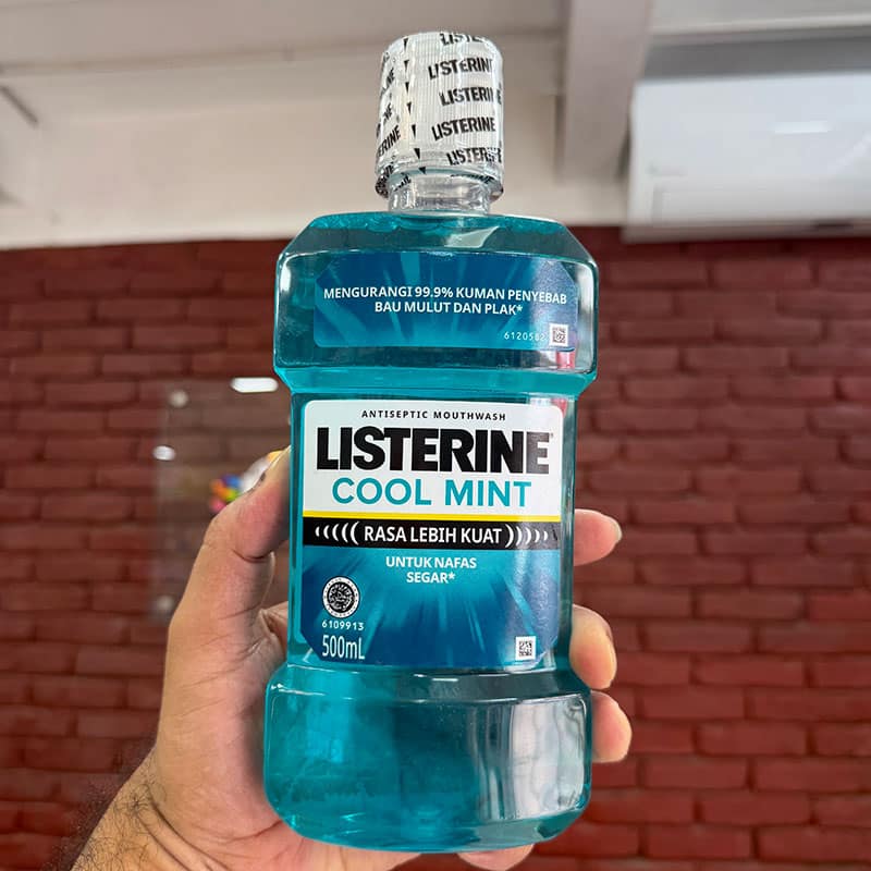 Listerine Cool Mint Liquid Mouthwash – 500ml