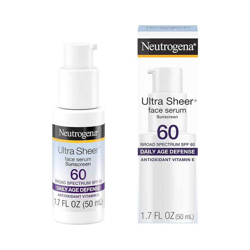 Neutrogena Ultra Sheer Moisturizing Face Serum Vitamin E & SPF 60 (50ml)
