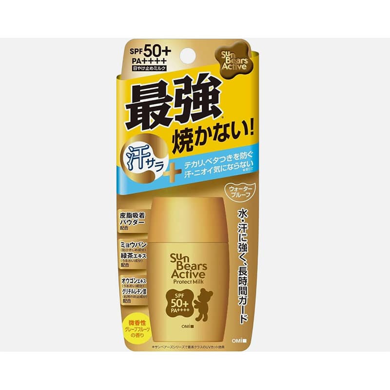 Omi Brotherhood Sun Bears Active Protect Milk Sunscreen SPF 50+ PA++++ 30g