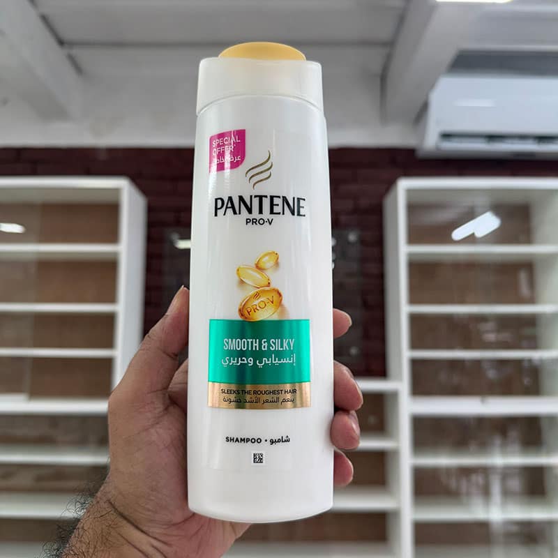 Pantene Pro-V Smooth & Silky Shampoo – 390ml