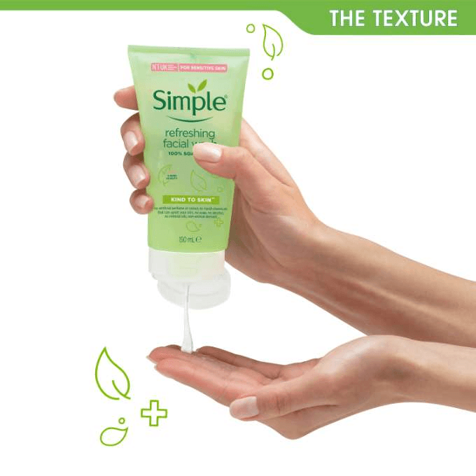Simple Kind To Skin Refreshing Facial Wash 150ml