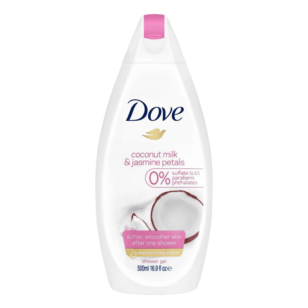 Dove Coconut Milk And Jasmine Petals Shower Gel (500ml)