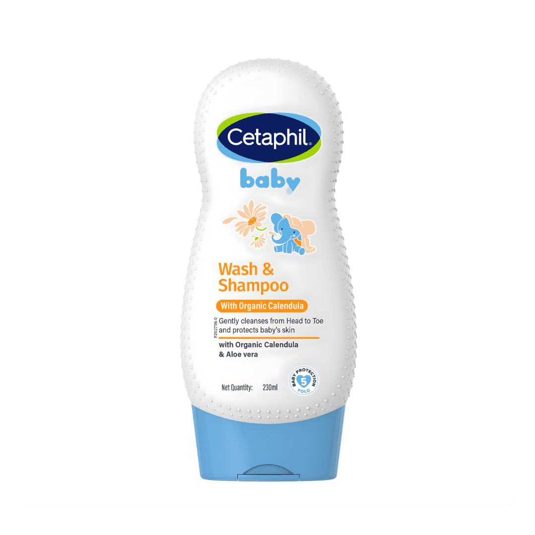 Cetaphil Baby Wash & Shampoo With Organic Calendula – 230ml