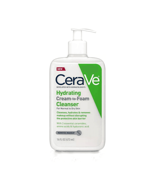 Cerave Hydrating Cream-to-Foam Cleanser – 473ml