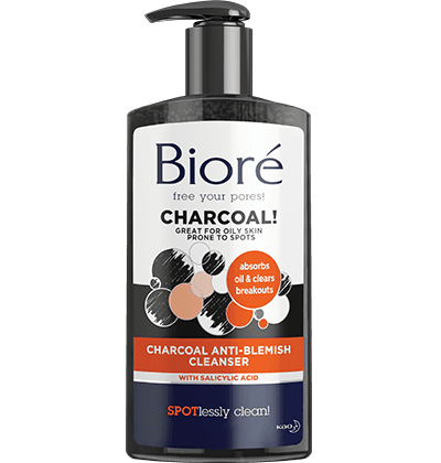 Biore Charcoal Anti-Blemish Cleanser (200ml)