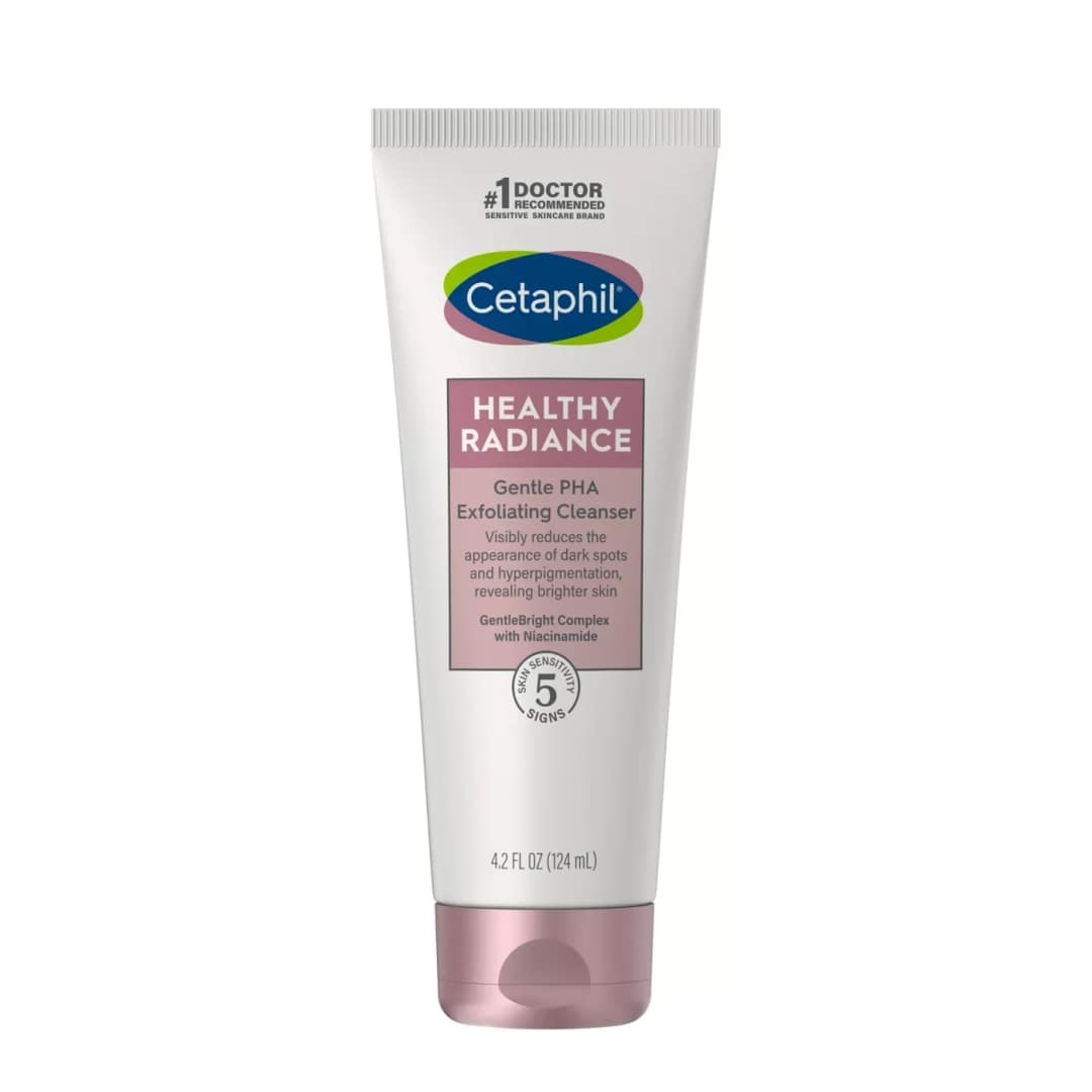 Cetaphil Healthy Radiance Gentle PHA Exfoliating Cleanser – 124ml