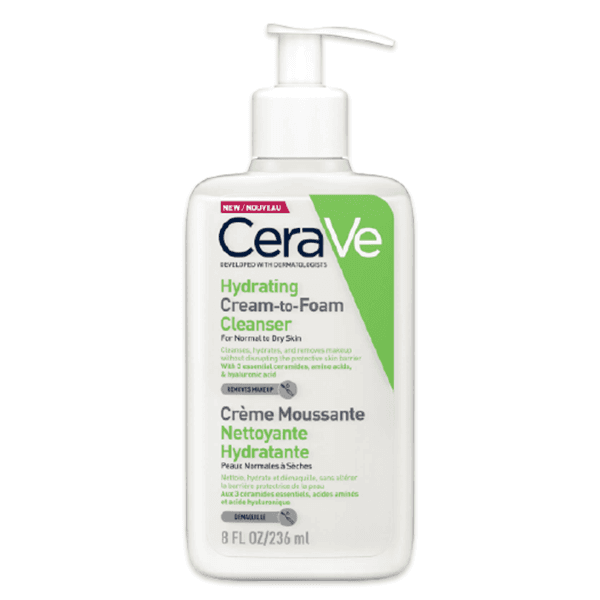 CeraVe Hydrating Cream To Foam Cleanser 236ml