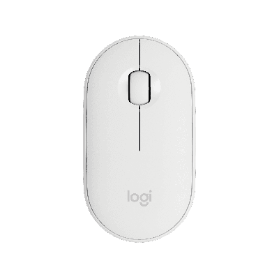 Logitech M350 Pebble Off-White Wireless Mouse