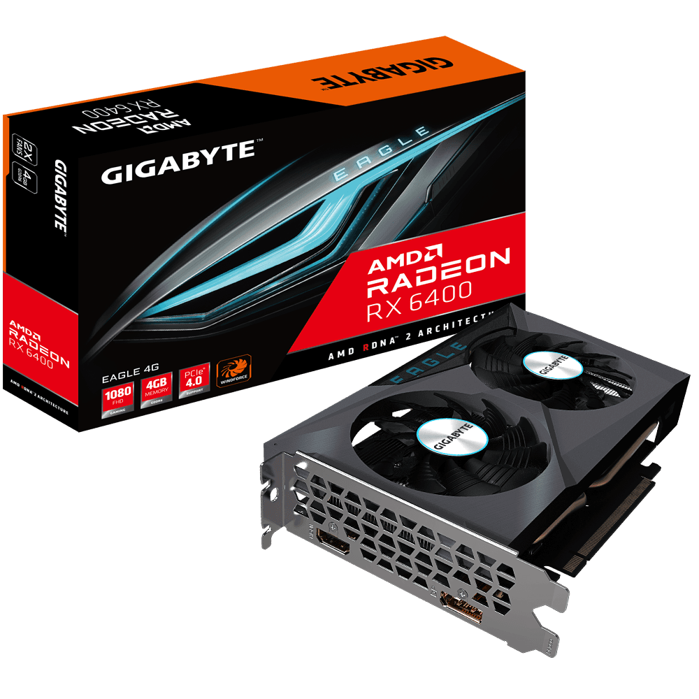 Gigabyte Radeon RX 6400 EAGLE 4G Graphics Card