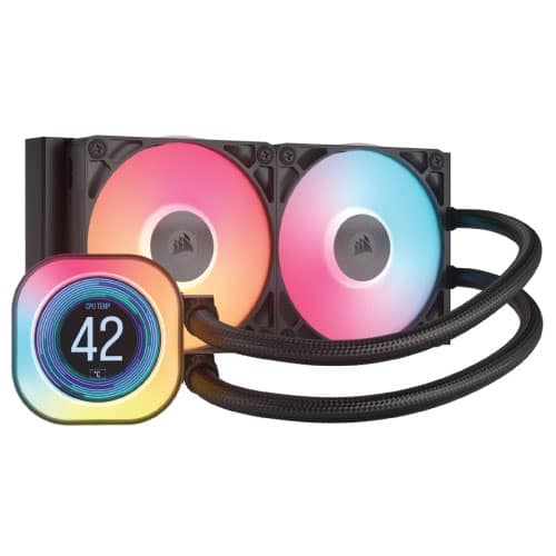 Corsair iCUE LINK TITAN 240 RX LCD Liquid CPU Cooler Black, CW-9061022-WW