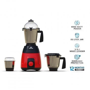 Walton WALTON SONIC SERIES MIXER GRINDER 1000 WATT WBL-15GM10N