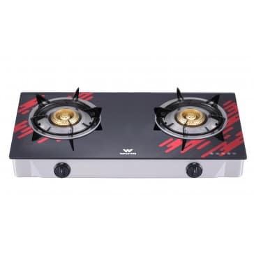 Walton WGS-SWEETY DOUBLE(LPG/NG) Glass Top Double Burner