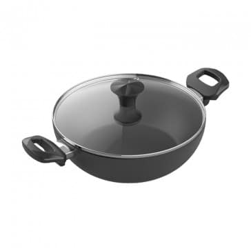 Walton WALTON WOK PAN WITH GLASS LID CLASSIC (WCW-WGC3000) Limited Kitchen Cookware