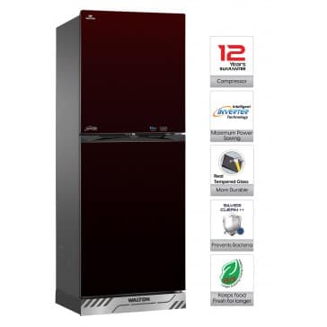 Walton WFC-3D8-GRHE-FD (INVERTER) Direct Cool Refrigerator