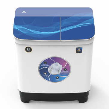 Walton WWM-TWG110P (11KG TWIN TUB SEMI-AUTOMATIC WASHING MACHINE) Semi Automatic