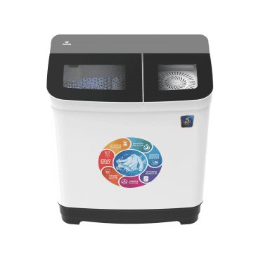 Walton WWM-TWG90ML (9KG TWIN TUB SEMI-AUTOMATIC WASHING MACHINE) Semi Automatic