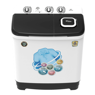 Walton WWM-TWP100DP (10KG TWIN TUB SEMI-AUTOMATIC WASHING MACHINE) Semi Automatic