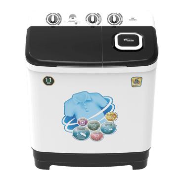 Walton WWM-TWP110DP (11KG TWIN TUB SEMI-AUTOMATIC WASHING MACHINE) Semi Automatic