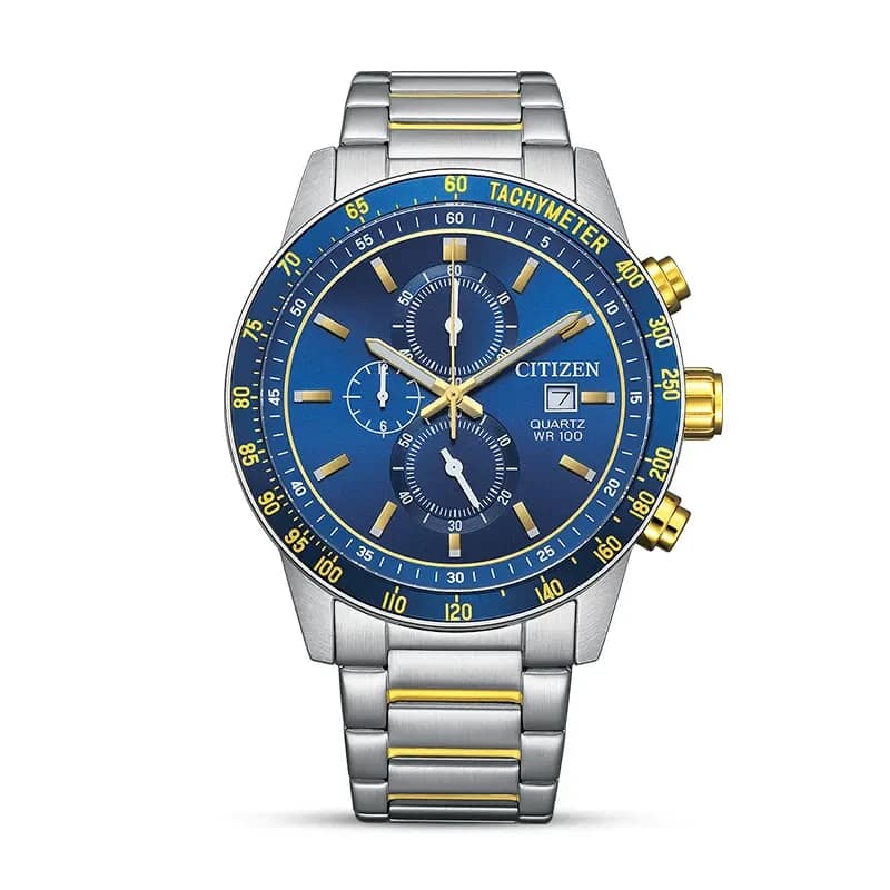 CITIZEN QUARTZ GENTS WATCH BLUE DIAL - AN3684-59L